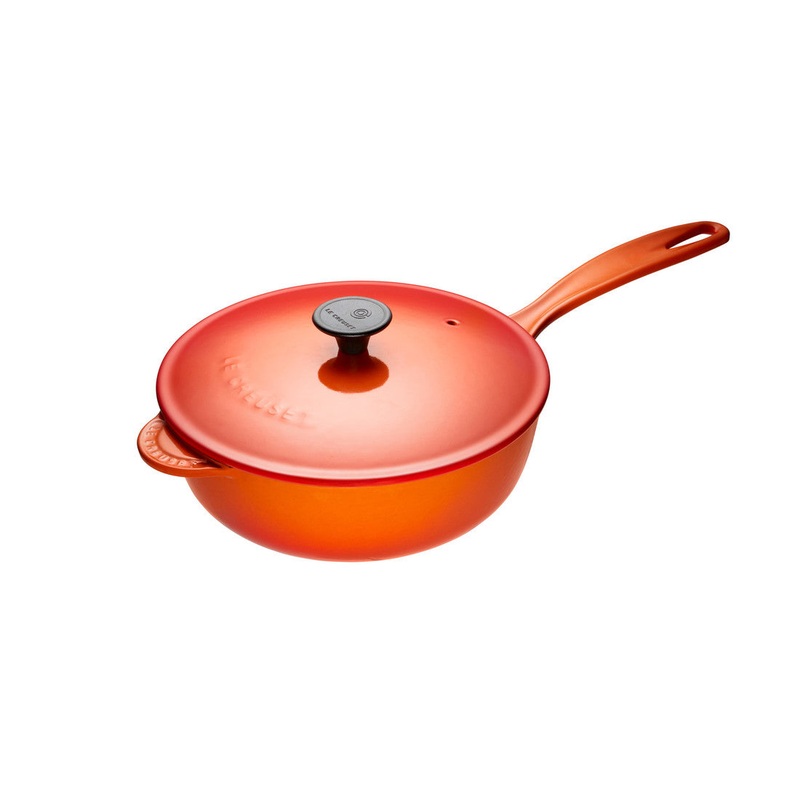 Saucier Pan, Flame Enameled Cast Iron