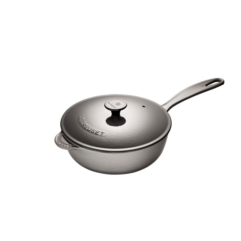 Saucier Pan, Oyster Enameled Cast Iron