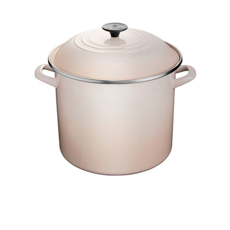 Stock Pot, Enameled Steel Meringue