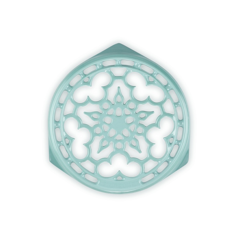 Trivet, Sage Enameled Cast Iron
