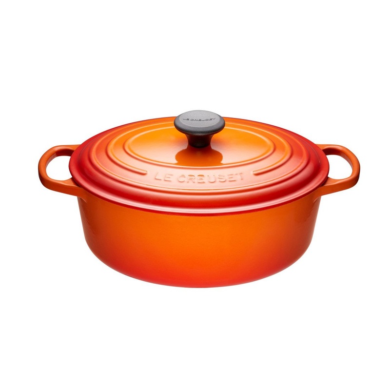 Oval Dutch Ovens, Flame Enameled Cast Iron