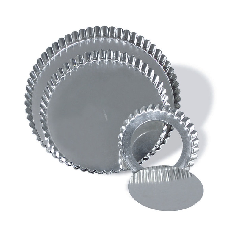 Quiche Pan Round with Removable Bottoms