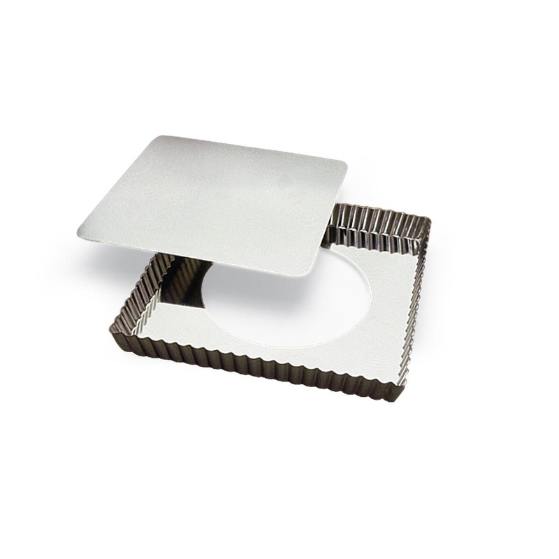 Quiche Pan Square with Removable Bottom
