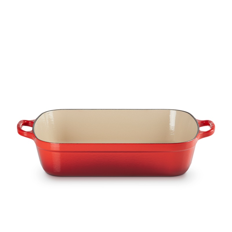 Roaster, Cerise Enameled Cast Iron