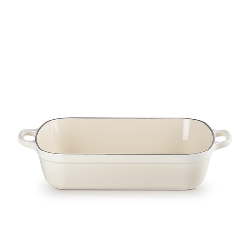 Roaster, Meringue Enameled Cast Iron