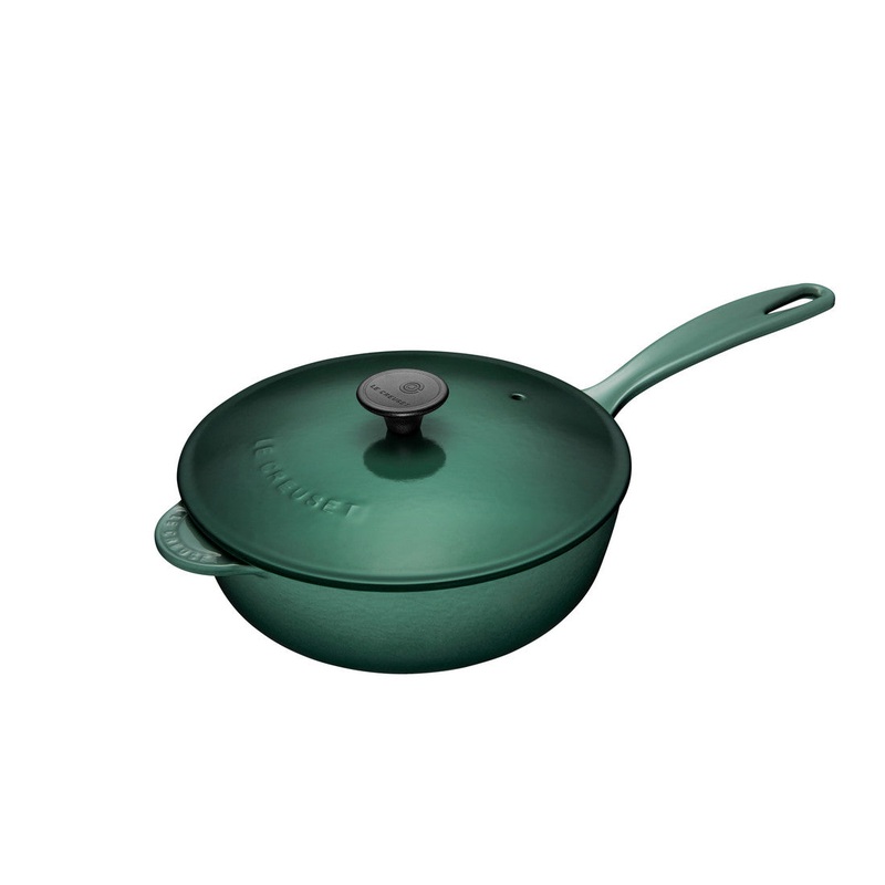 Saucier Pan, Artichaut Enameled Cast Iron
