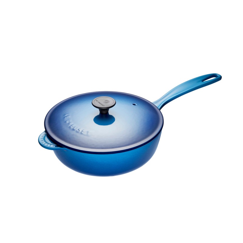 Saucier Pan, Blueberry Enameled Cast Iron