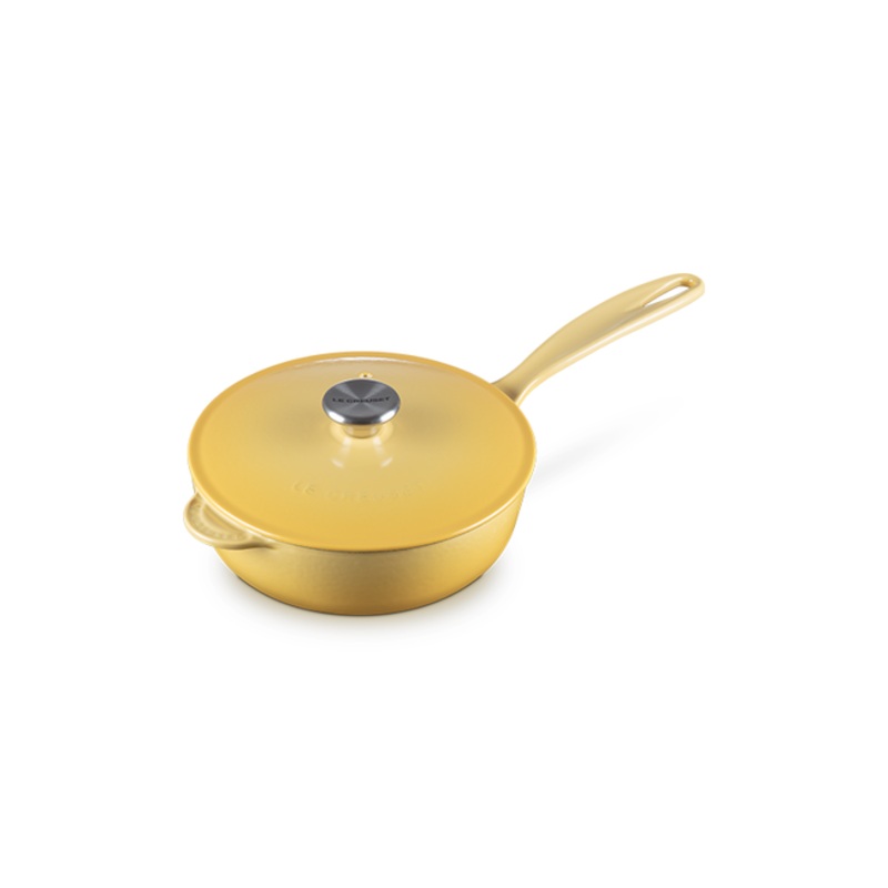 Saucier Pan, Camomille Enameled Cast Iron
