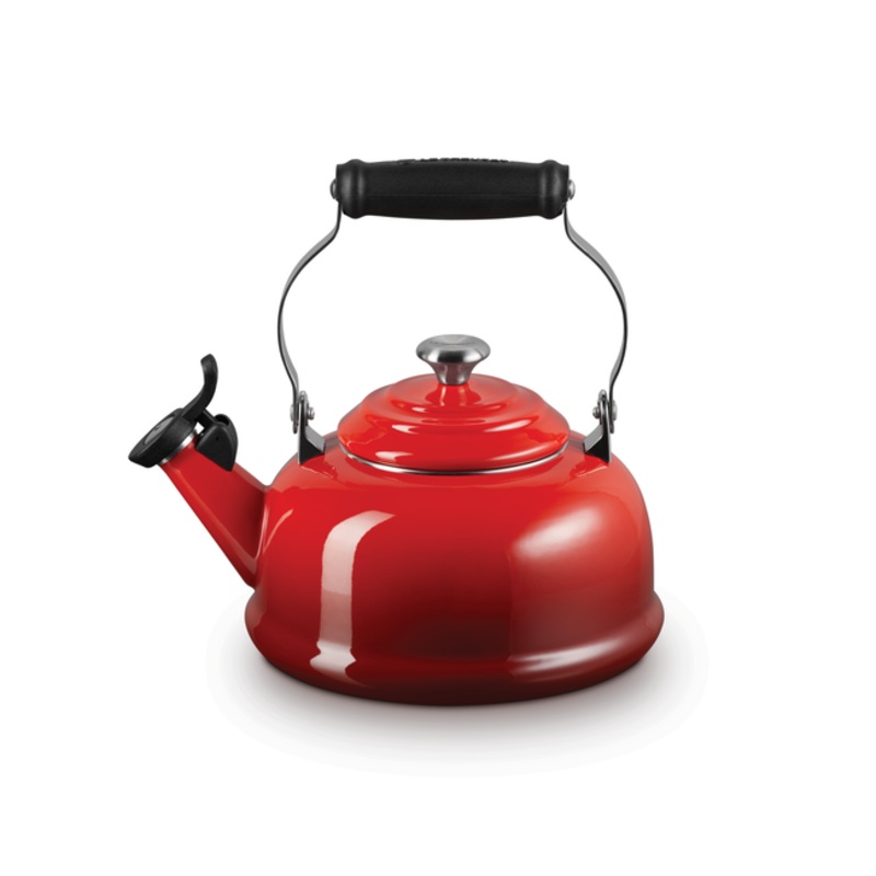 Kettle, Enameled Steel Cerise