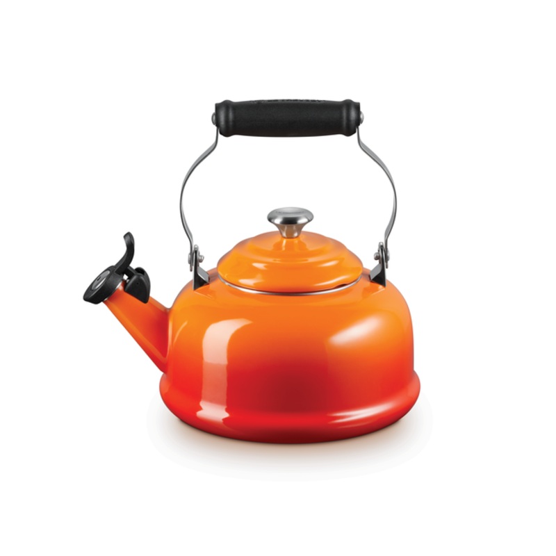 Kettle, Enameled Steel Flame