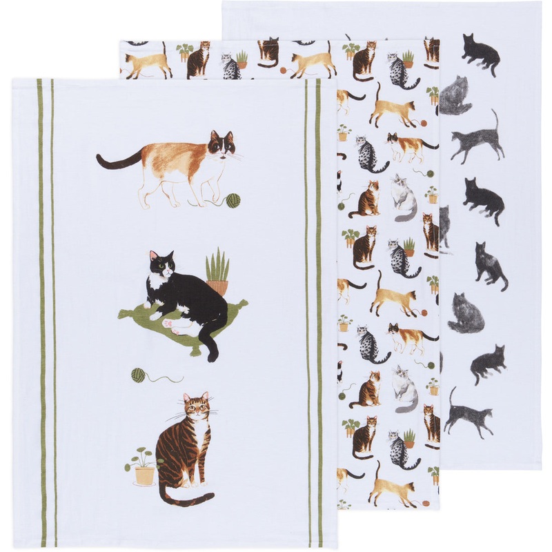 Floursack Dishtowel Set  - Cat Collective