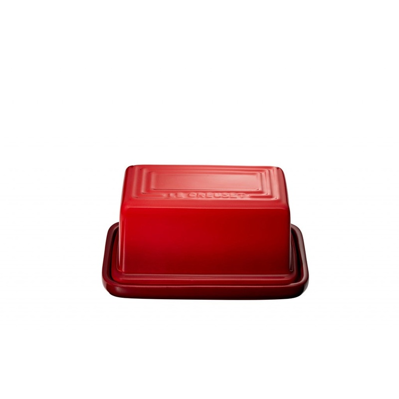 Butter Dish, Cerise