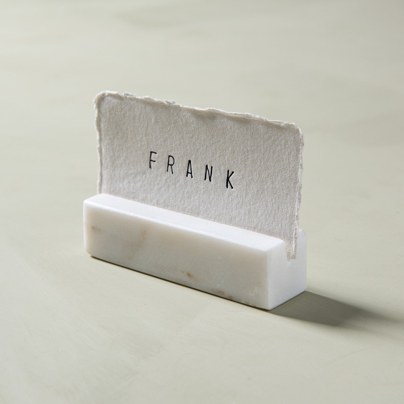 Marble Placecard Holder