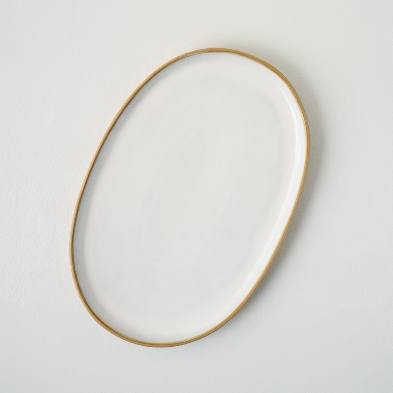 Stone White Lakelynn Serving Platter
