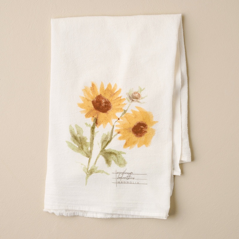 Sunflower Tea Towel