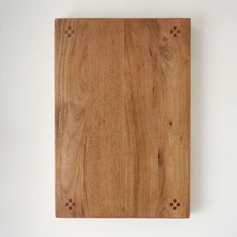 Vintage-Inspired English Inlay Serving Board