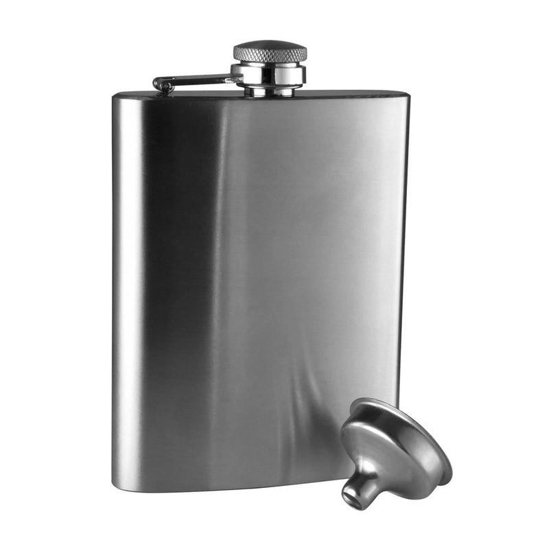 Avanti Classic Hip Flask With Funnel - Satin 15267