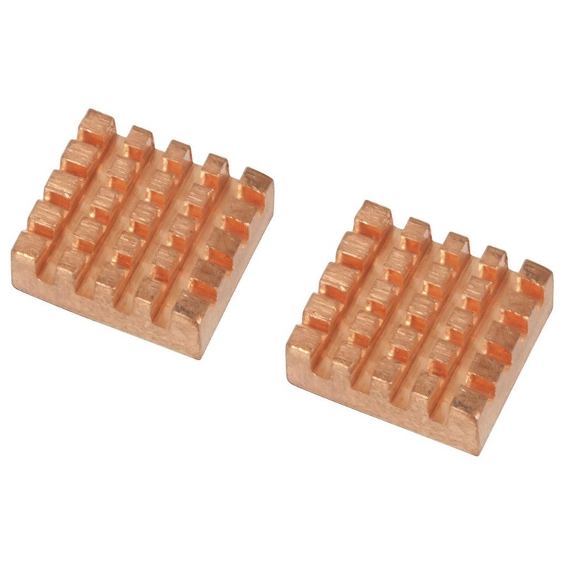 Copper Heatsink  for Raspberry Pi Pk. 2