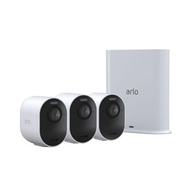 Electus Arlo Ultra 4K Battery Powered Spotlight Camera 3 Pack QC9214
