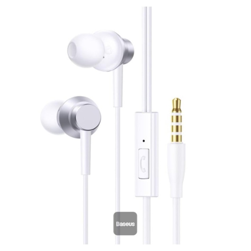 Baseus Encok HZ11 Wired Earphones Moon White
