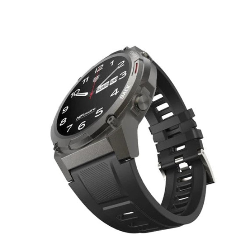 HiFuture FutureGo MIX2 outdoor bluetooth calling smartwatch, 1.43 " AMOLED Display, Black