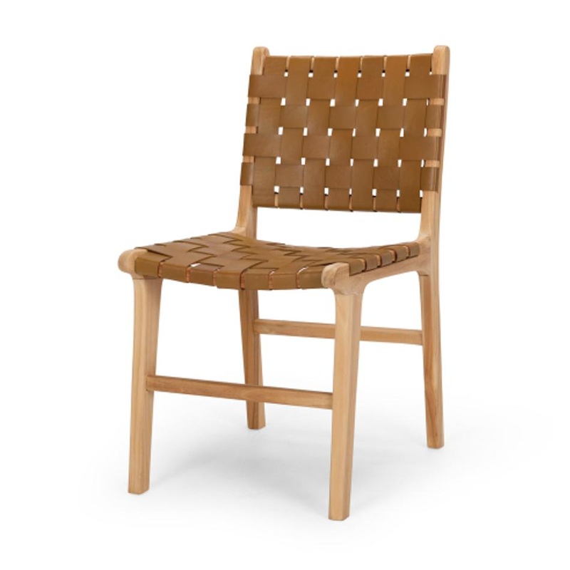 Furniture By Design Indo Woven Dining Chair Saddle PLINCHWS