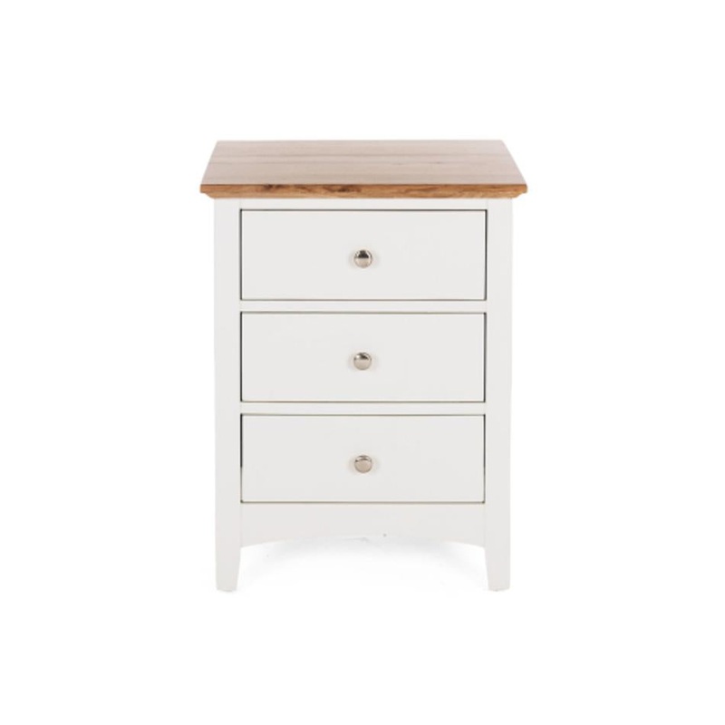 Furniture By Design Jessica 3drw Bedside OAK TOP GHPROG2687L