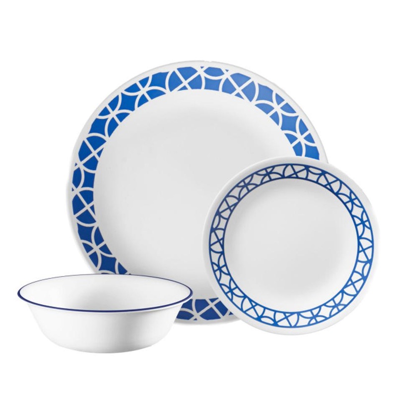 Corelle Cobalt 12pc Dinnerware Set 1148957