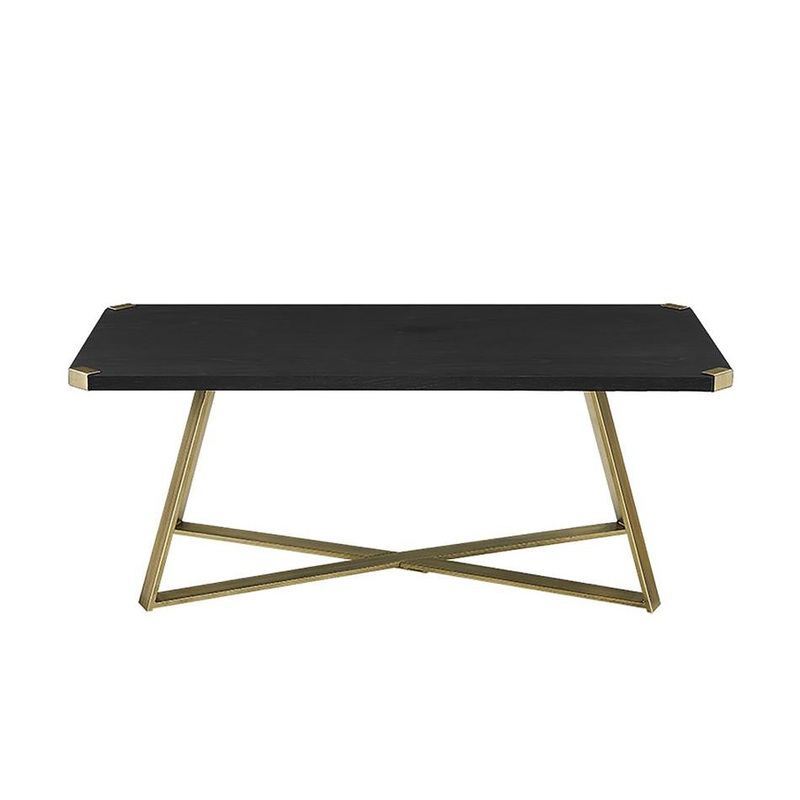 Criterion CAPRI Coffee Table - Black and Gold  CAPRICT1100GBLK