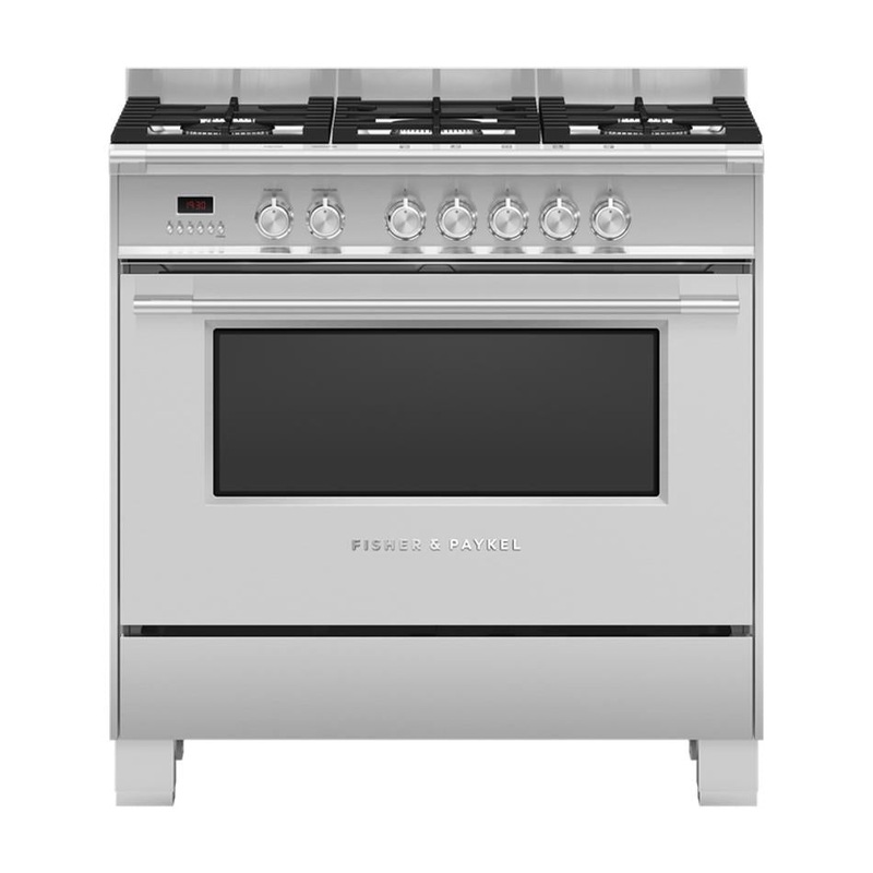 Fisher & Paykel 90cm Series 7Classic 5 Burner Dual Fuel Cooker