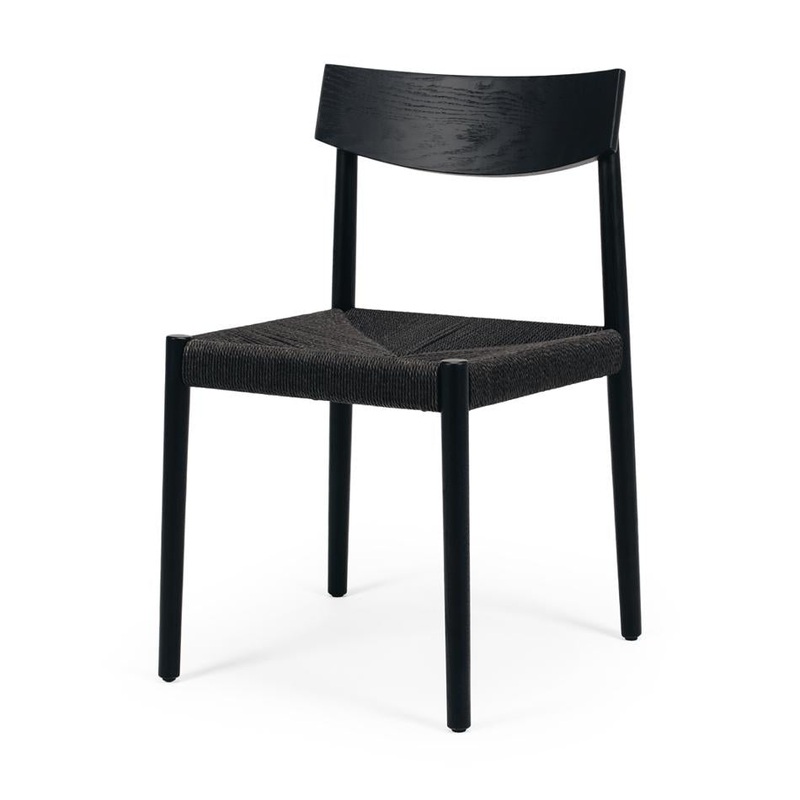 Ingrid Black Oak Dining Chair