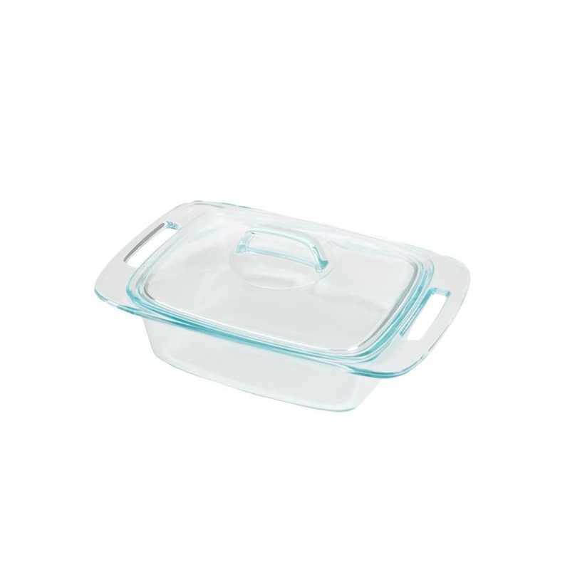 Pyrex Easy Grab Oblong Covered Casserole Dish 1.9L 1085801