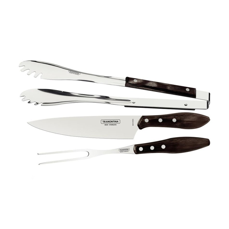 Tramontina Churrasco Barbecue Set Polywood 3 Piece Set 21198961