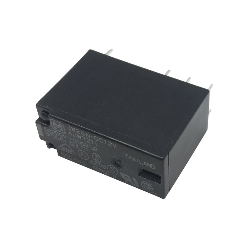 12V DPDT PC Mount Relay - JW Series