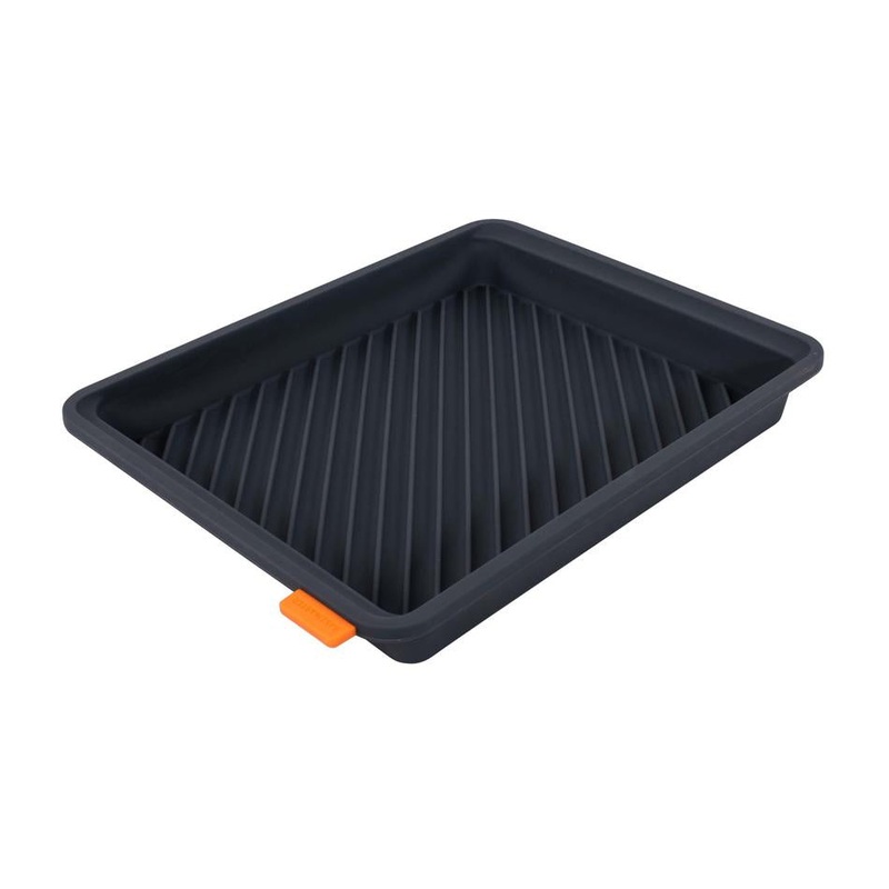 Bakemaster Large Grill Divider Tray - 28 X 22 X 3.6Cm 40143