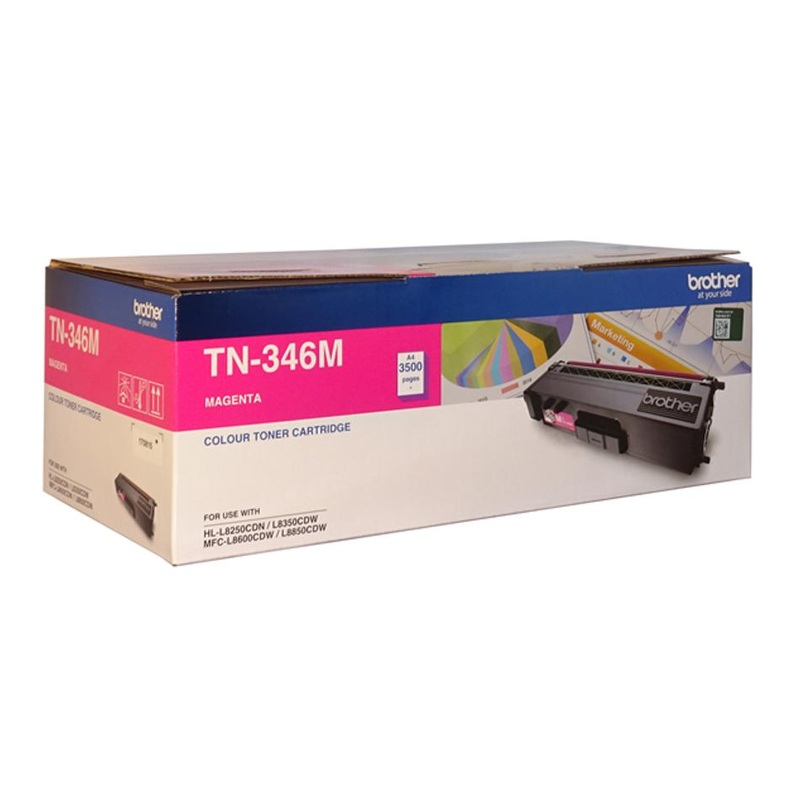 Brother Tn-346M Magenta High Yield Toner Cartridge BTN346M