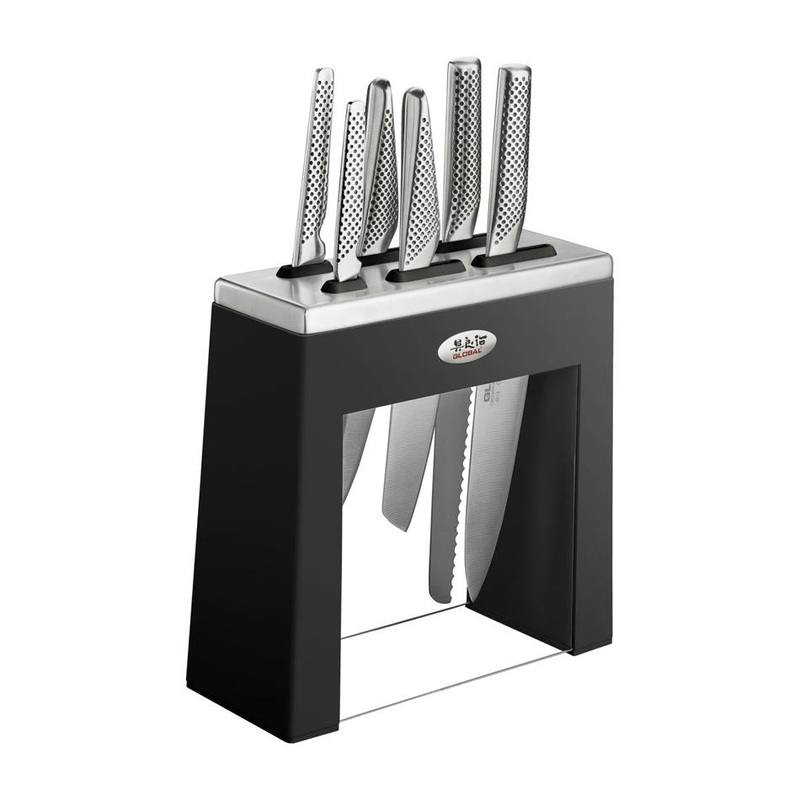 Global Kabuto 7 Piece Knife Block Set 79620