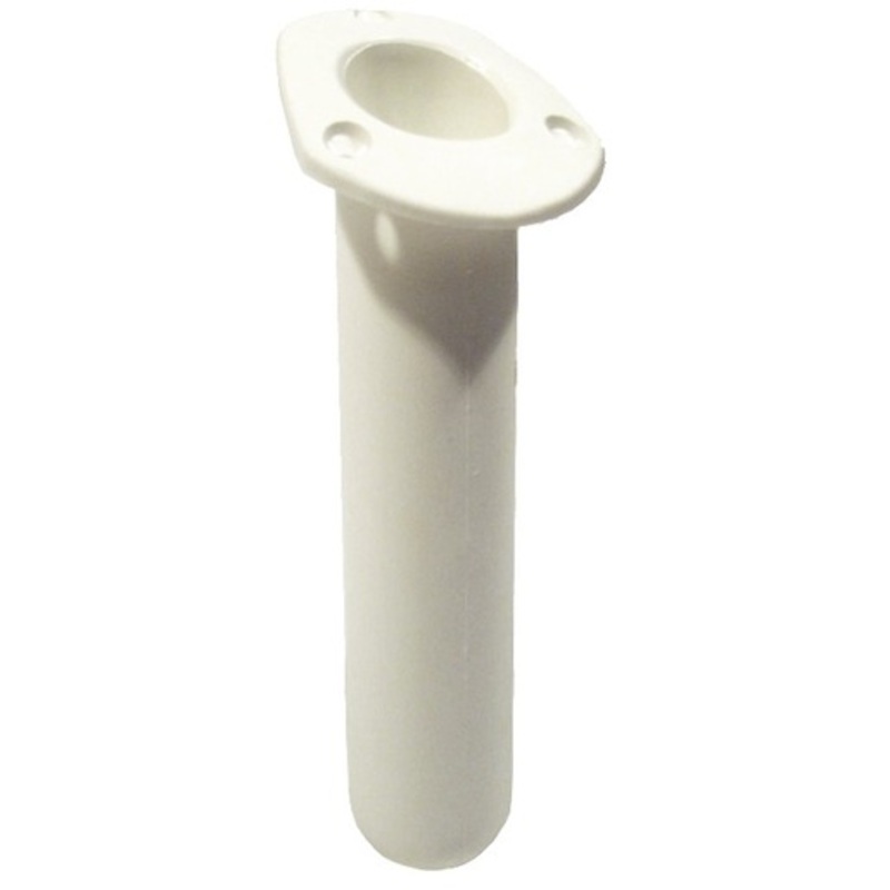 Oval Top Through Deck - White