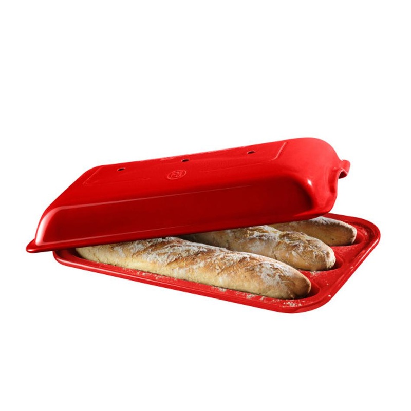 Emile Henry Baguette Baker - Burgundy EH345506