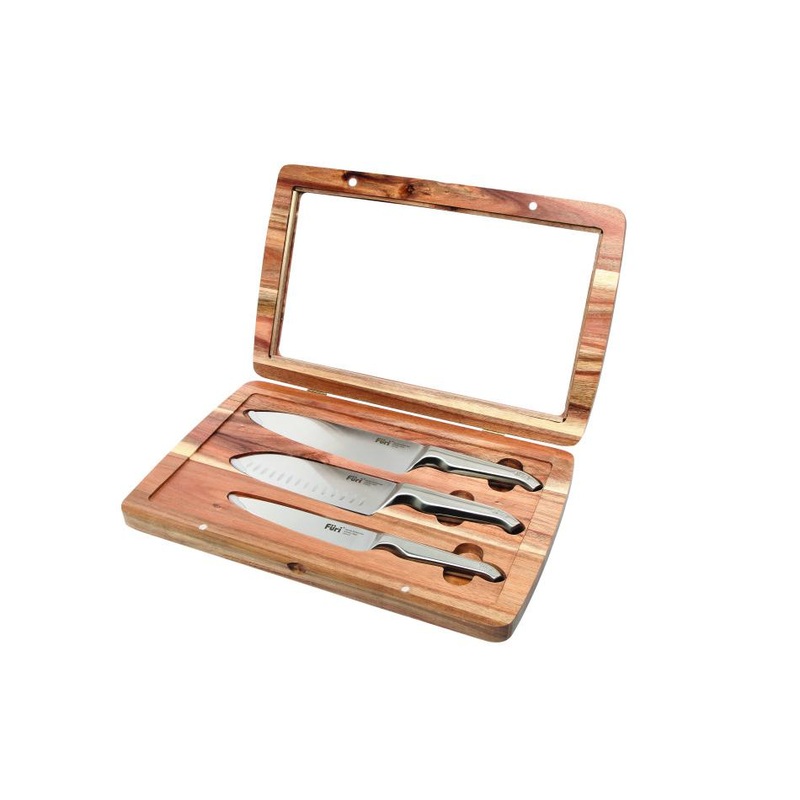 Furi Pro Acacia Knife Set 3 Piece 41364