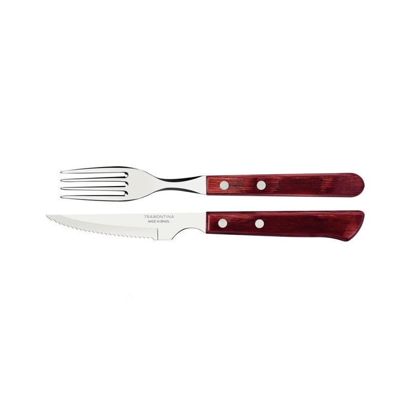 Tramontina Churrasco Spanish Steak Cutlery 12 Piece Set - Red 21199709