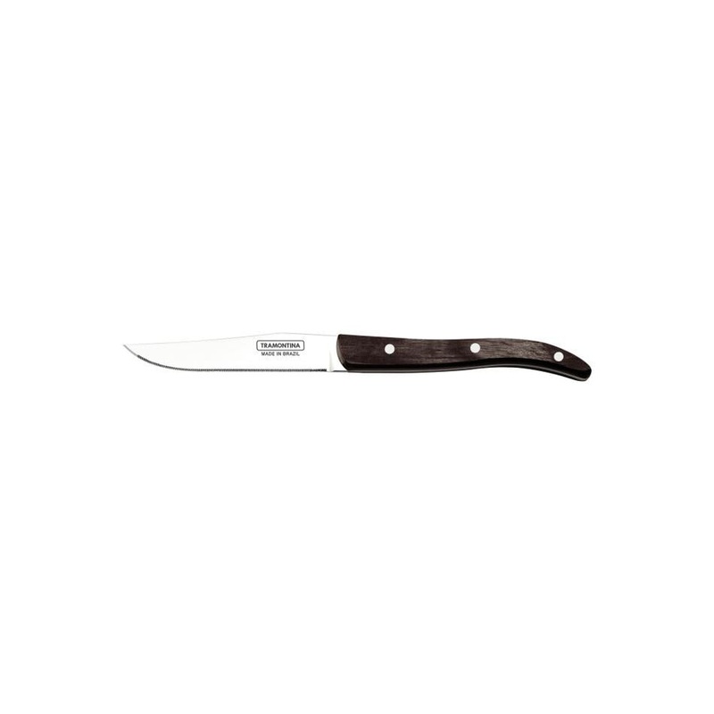 Churrasco Steak Knife  Micro Serrated Narrow Polywood 4", 10cm