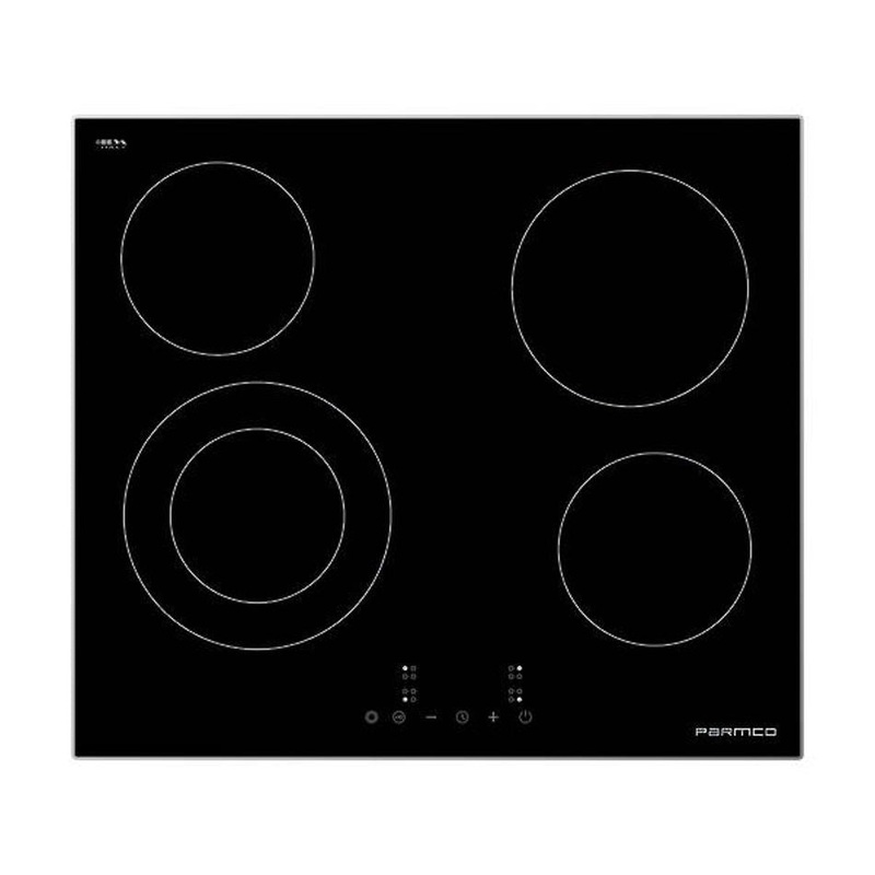 Parmco 600mm Ceramic Aluminium Frame, 4 Element Cooktop  I  Series 3