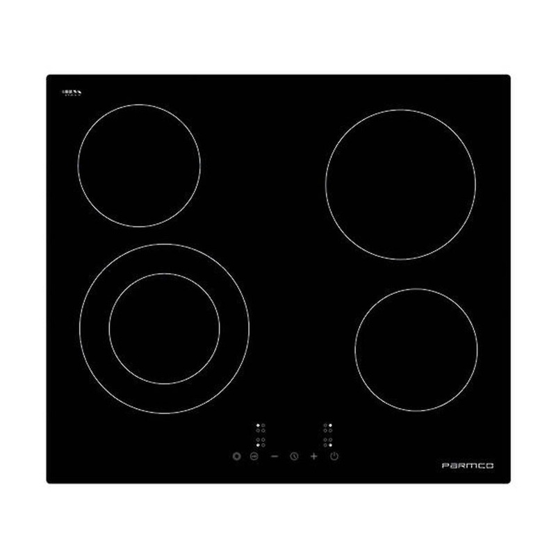 Parmco 600mm, Ceramic, Black, 4 Element Cooktop  I  Series 3 HO36BC4