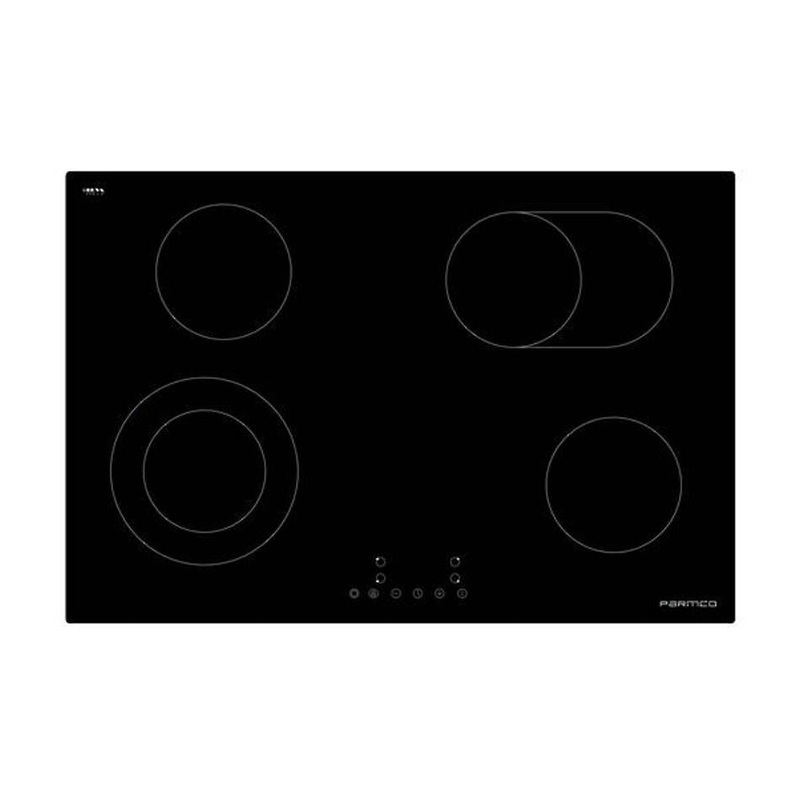 Parmco 770mm Ceramic, Black, 4 Element Cooktop   I  Series 3 HO377BC4