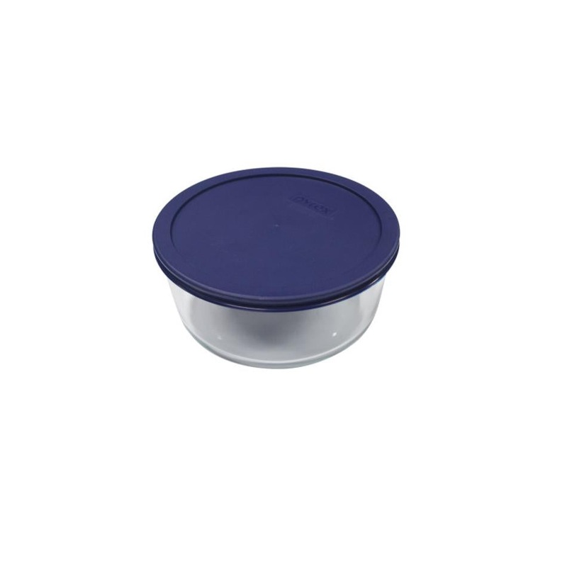 Pyrex Simply Store 2 Cup Round Container with Blue Lid 6017399