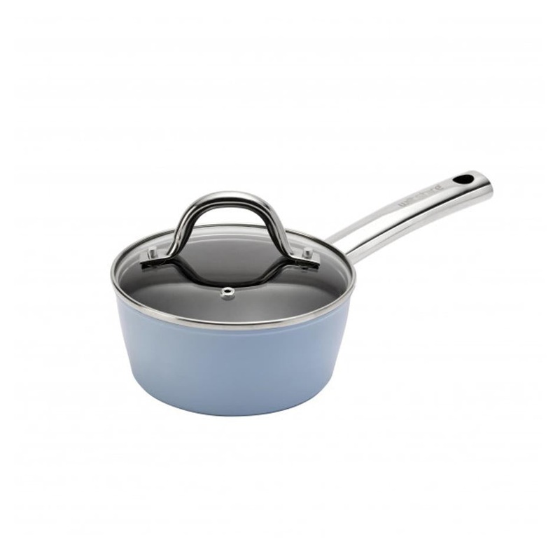 Wiltshire Easycook Blue Saucepan 16cm with glass lid 42402
