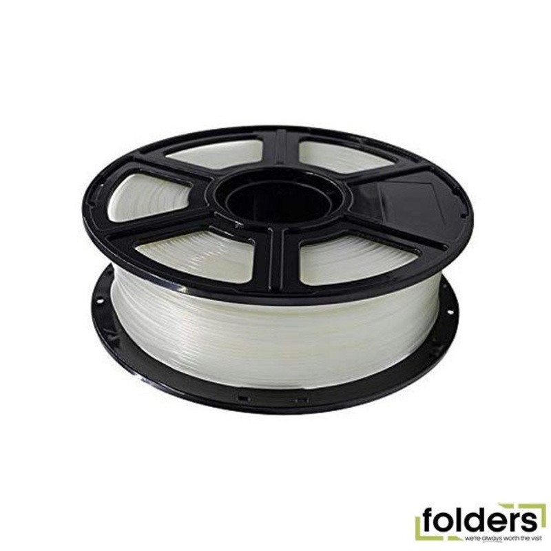 1.75mm clear flashforge pla filament 600g roll