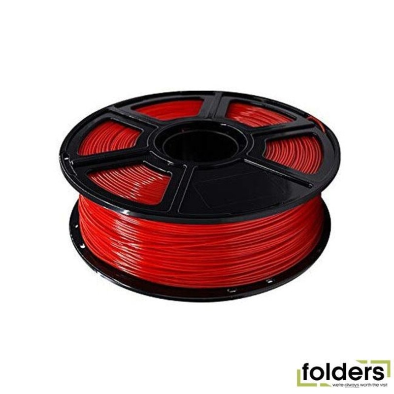 1.75mm red flashforge pla filament 600g roll