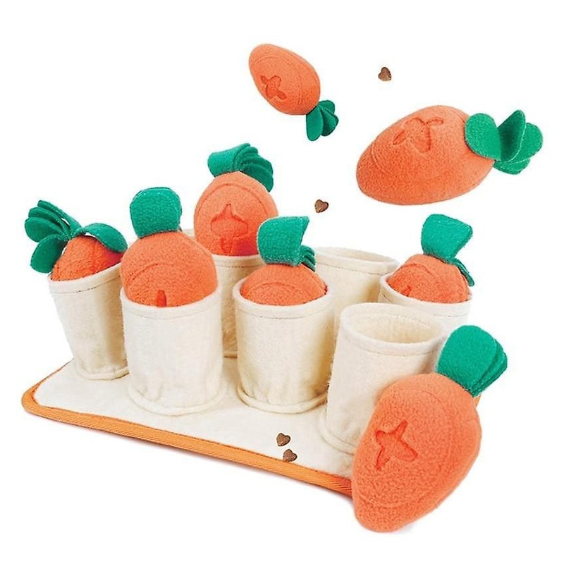 Carrot Garden Dog Snuffle Toy / Mat